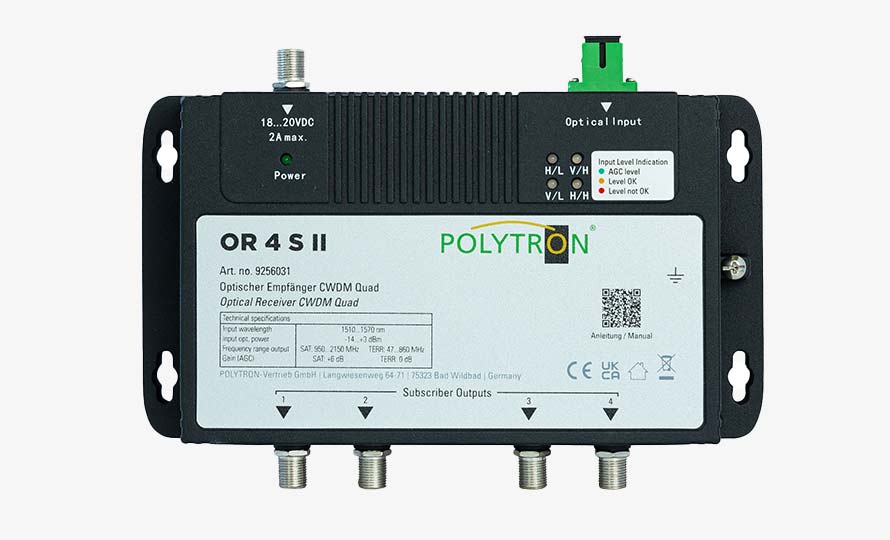 Polytron optischer Empfänger OR 4 S II