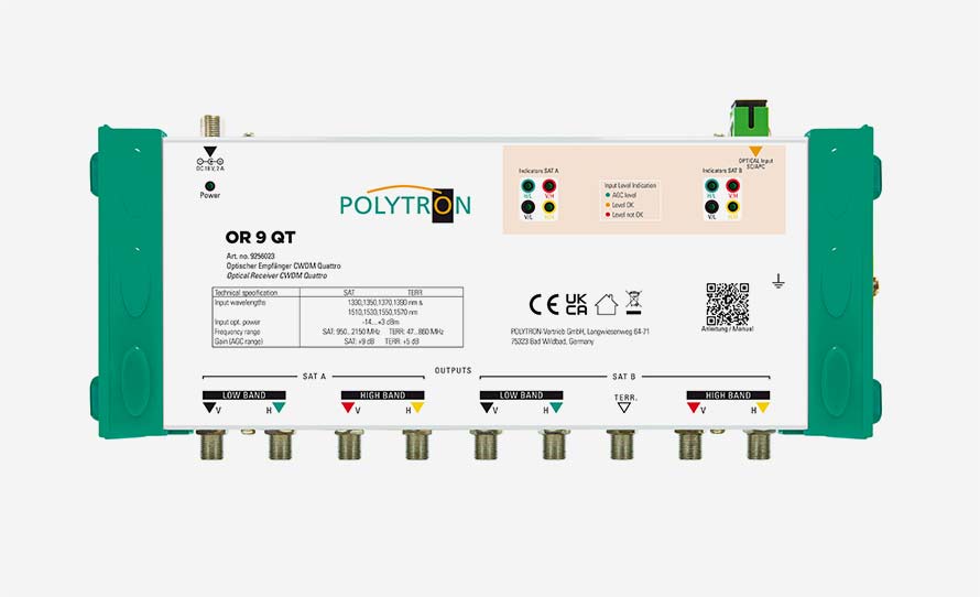 Polytron optische Empfänger OR 9 QT