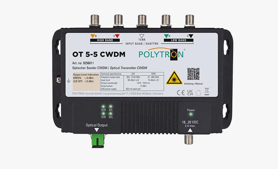 POLYTRON Optischer Empfhänger OT 5-5 CWDM