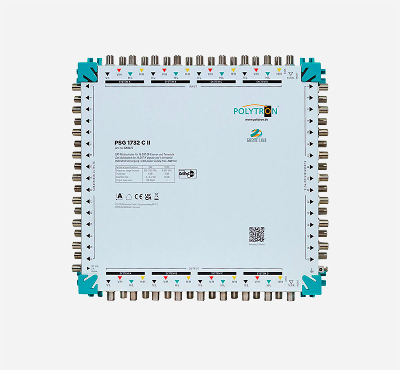 Polytron Kaskaden Multischalter PSG 1732 C II