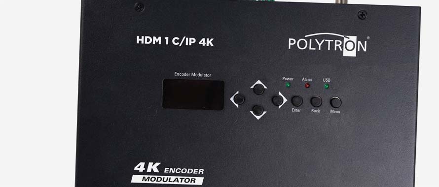 POLYTRON HDM 1 C/IP 4K - Modulator zur Einspeisung von 4K Content